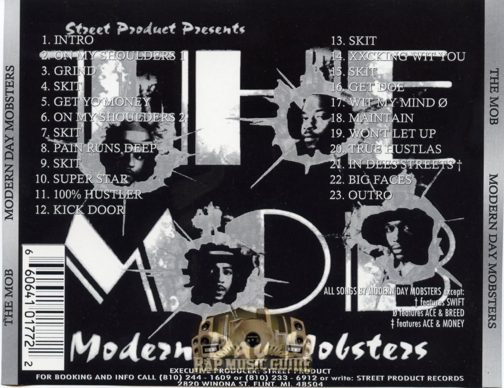 【The Mob】【Modern Day Mobsters】【G-Rap】 The Mob - Modern Day Mobsters: CD | Rap Music Guide